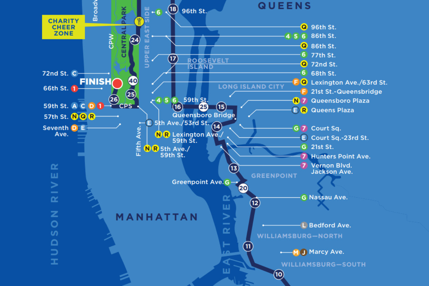 New York Town Route Map