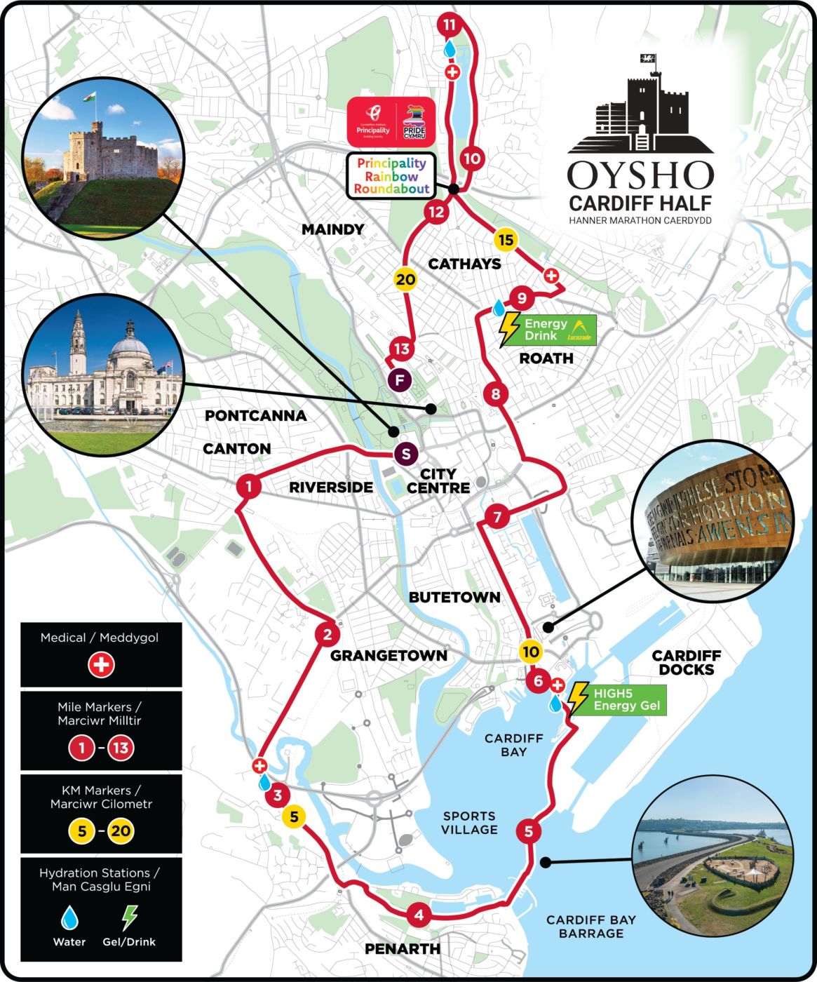 Cardiff Route Map